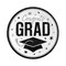 9" Graduation Party Congrats Grad Round Paper Dinner Plates 25 Count